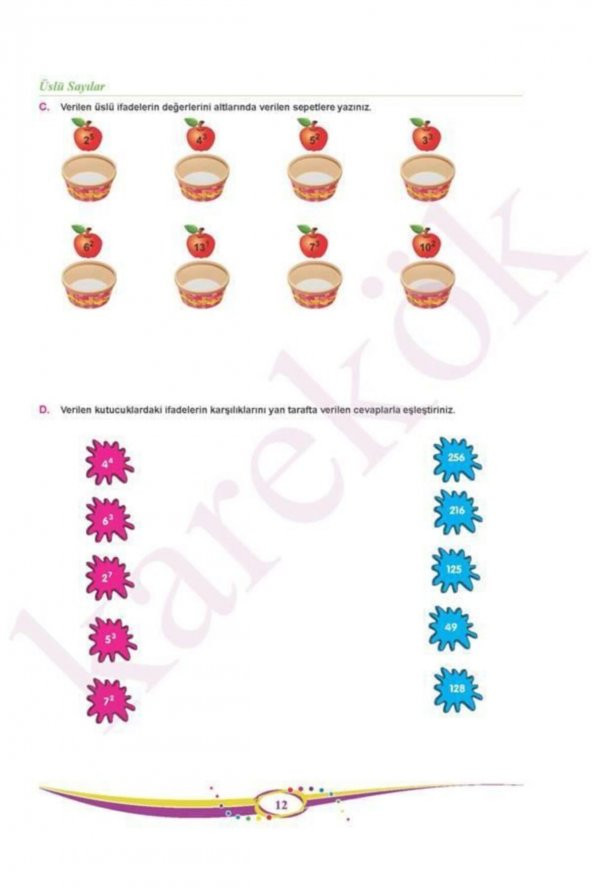 6. Sınıf Matematik Soru Bankası Karekök Yayınları - 3