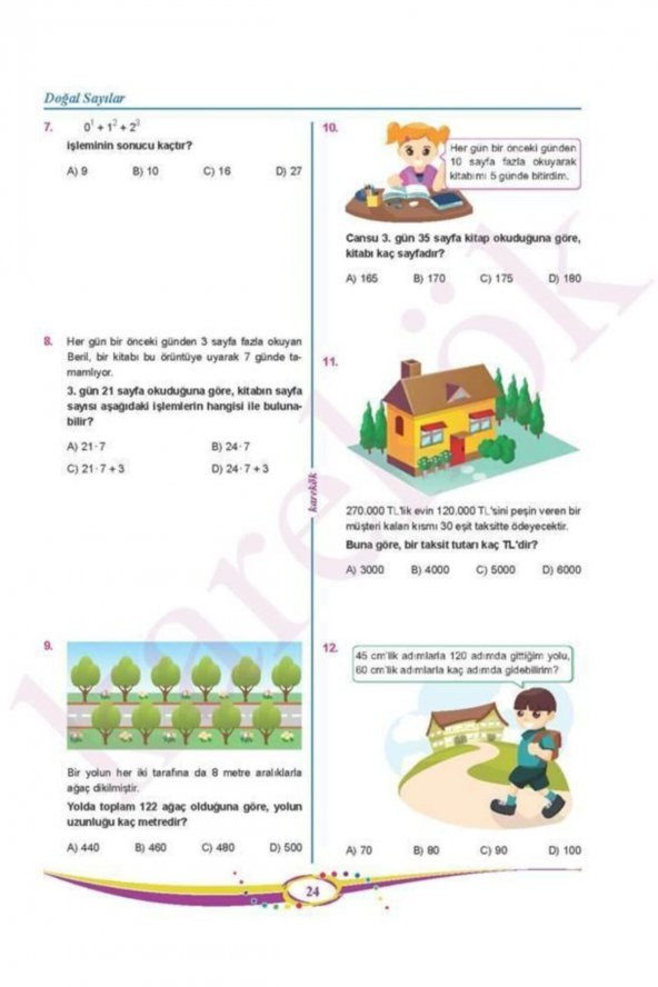 6. Sınıf Matematik Soru Bankası Karekök Yayınları - 7