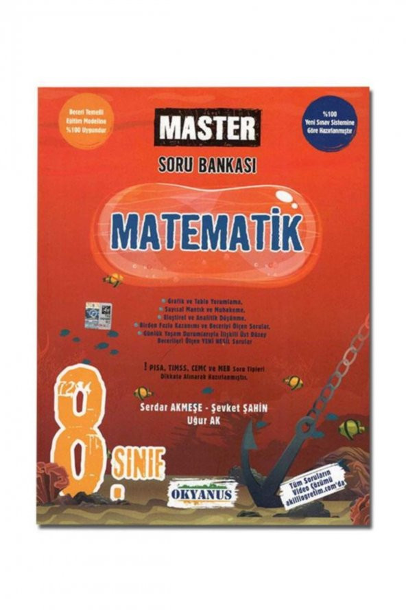 Okyanus 8. Sınıf Master Matematik Soru Bankası