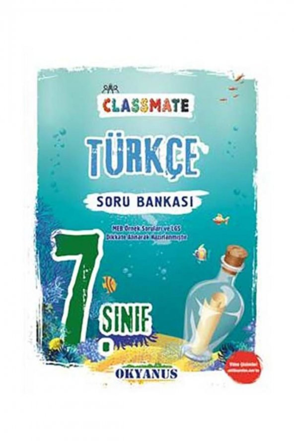 Okyanus 7.sınıf Classmate Türkçe Soru Bankası