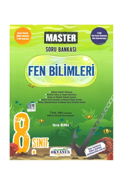 Okyanus 8. Sınıf Master Fen Bilimleri Soru Bankası ürün görseli