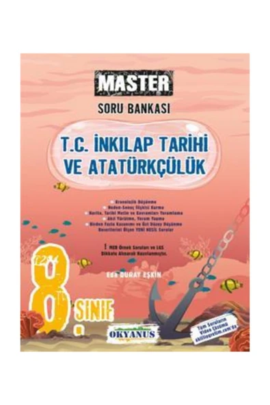 Okyanus 8. Sınıf Master İnkılap Tarihi ve Atatürkçülük Soru Bankası ürün görseli
