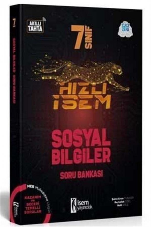 7. Sınıf Hızlı Isem Sosyal Bilgiler Soru Bankası 2021