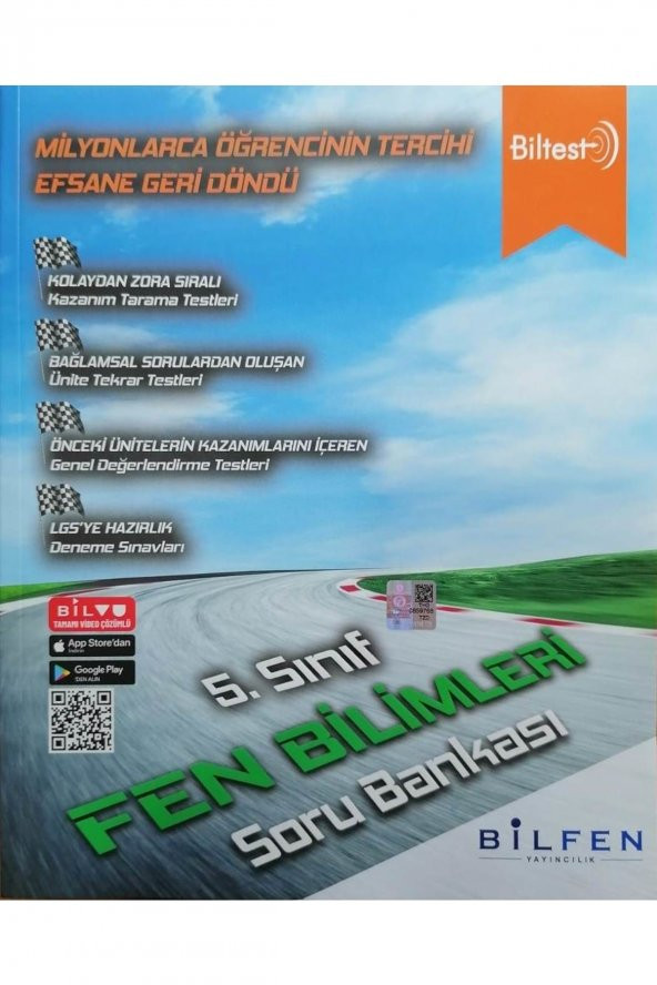 Bilfen Biltest 5.sınıf Fen Bilimleri Soru Bankası