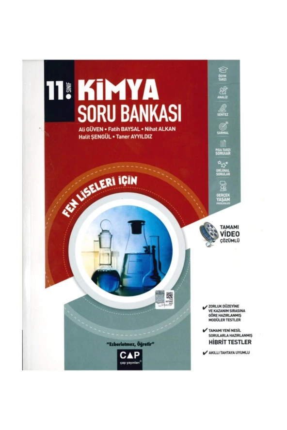 Çap Yayınları 11. Sınıf Fen Lisesi Kimya Soru Bankası