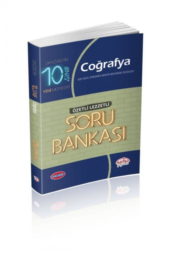 Editör 10. Sınıf Coğrafya Özetli Lezzetli Soru Bankası