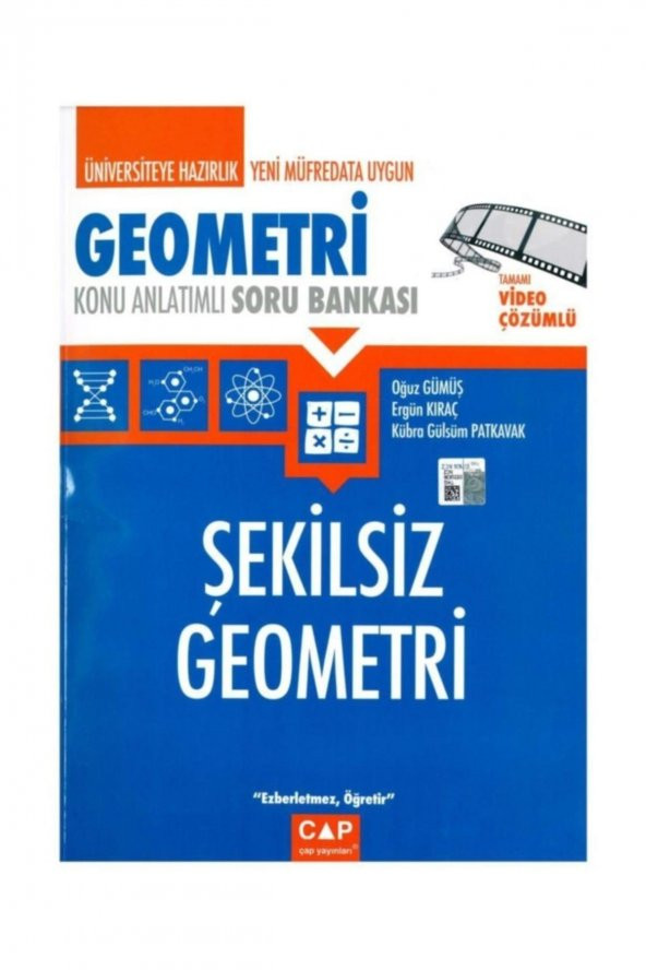 Çap Yayınları Şekilsiz Geometri Konu Anlatımlı Soru Bankası