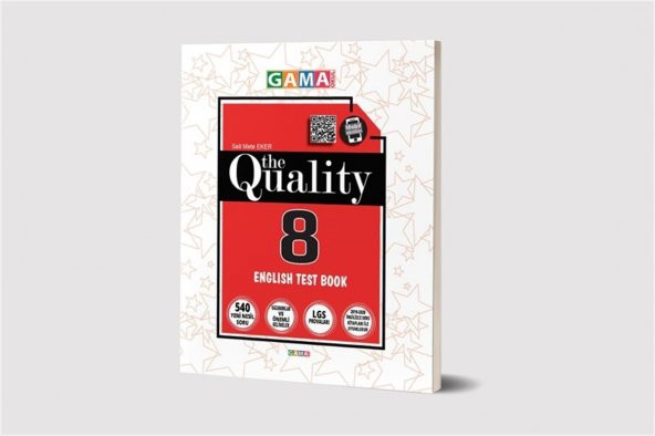 Gama Okul Yayınları 8. Sınıf The Quality English Test Book