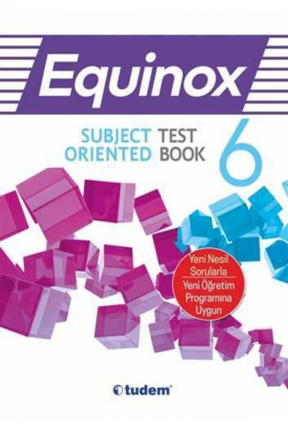 Tudem 6. Sınıf İngilizce Equınox Subject Orıented Test Book 2019
