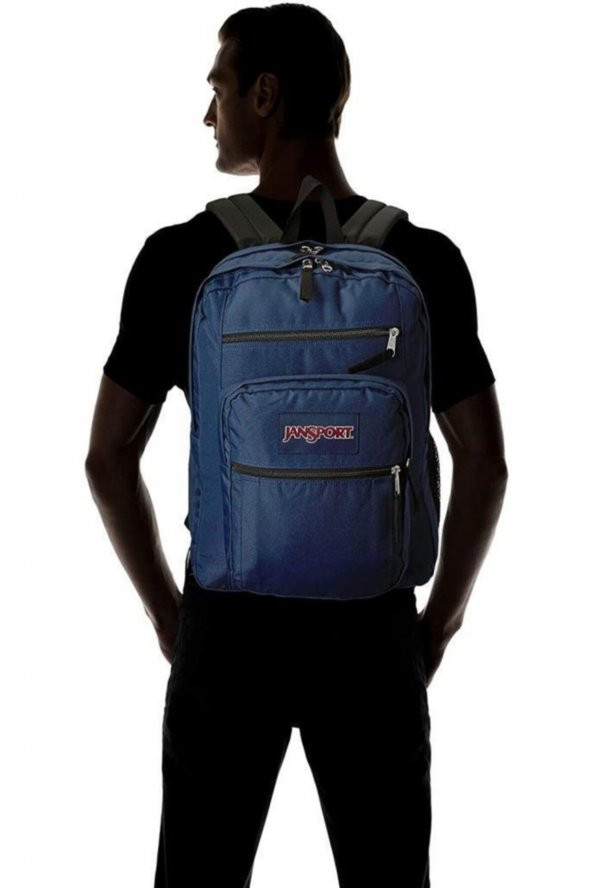 Big Student Navy Lacivert Laptop Sırt Çantası Ek0a5bahn54 - 6
