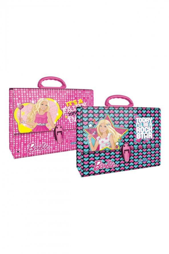 Gıpta Saplı Kutu Klasör Barbie 25X35 Cm