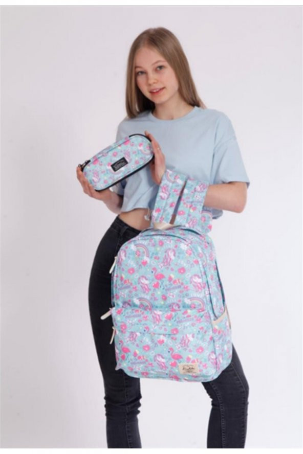 Kaukko Nature Sırt Çantası (unicorn Mint) K1312 - Resim 2