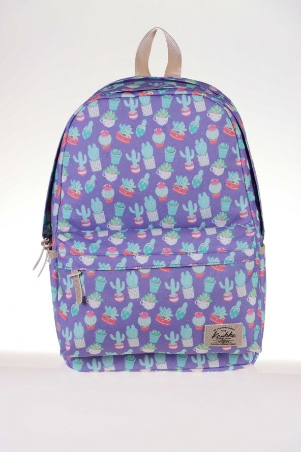 Nature Okul Çantası 41x24x18 Kaktüs Lila (k1308) ürün görseli 1