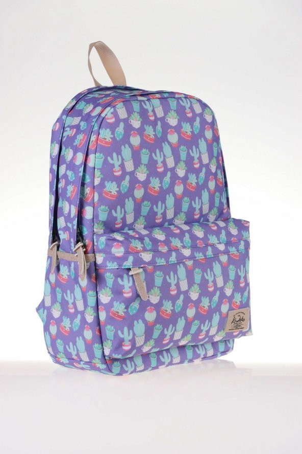 Nature Okul Çantası 41x24x18 Kaktüs Lila (k1308) - Resim 5