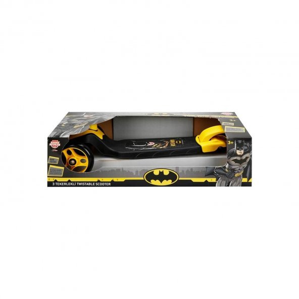 Sunman Üç Tekerlekli Frenli Erkek Çocuk Scooter Batman - 02332 SN - 5