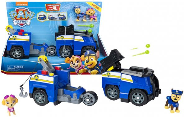 Paw Patrol 2si 1 Arada Dönüşebilen Araçlar Marshall Split
