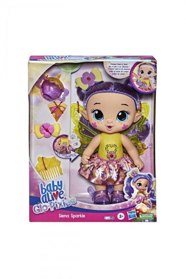Baby Alive Glopixies Peri Bebek Siena Sparkle - Resim 2