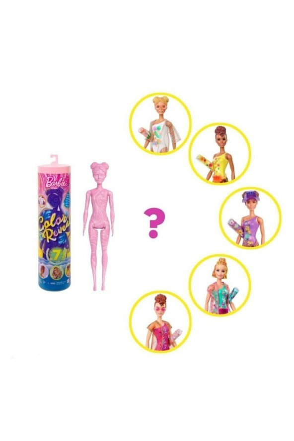 Barbıe Renk Değiştiren Sürpriz Barbıe Kum Ve Güneş Serisi Seri-3 - 6