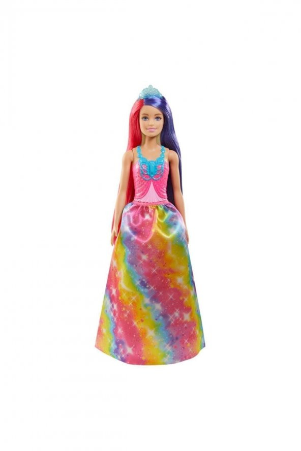 Barbie Dreamtopia Uzun Saçlı Bebek GTF37-GTF38
