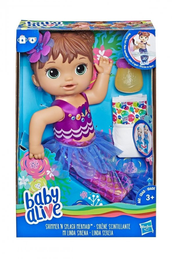 Baby Alive Deniz Kızı Bebeğim Kumral