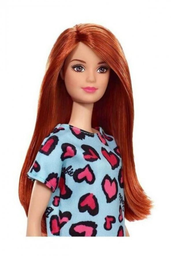 Barbie Şık Barbie Mavi Kalpli Elbise T7439 GHW48 - 2