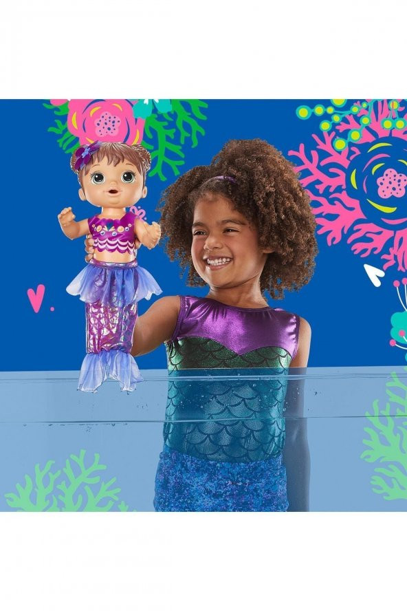 Baby Alive Deniz Kızı Bebeğim Kumral - 4