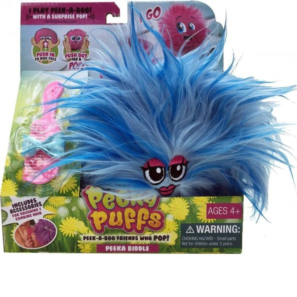 Peeka Puff Pelüş Mavi - 3