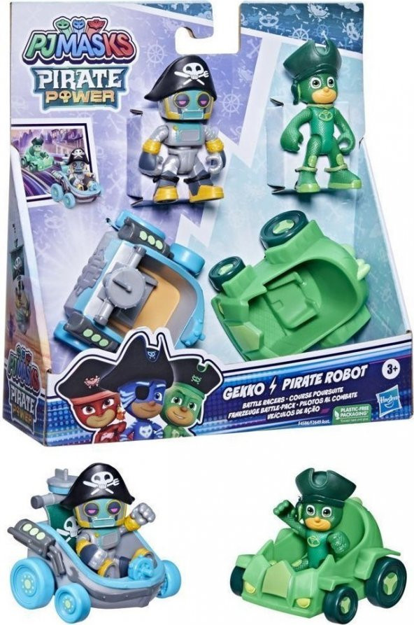 Hasbro Pj Masks Pirate Power Gekko-Pirate Robot F2649 F4586 Lisanslı Ürün ürün görseli 1