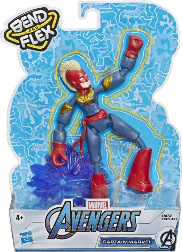 Hasbro Marvel Avengers Avengers Bend & Flex Captain Marvel Figür - 2