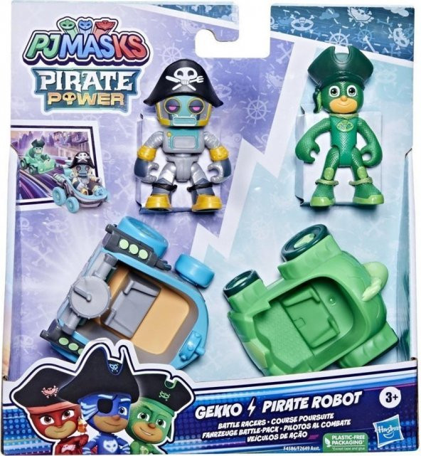 Hasbro Pj Masks Pirate Power Gekko-Pirate Robot F2649 F4586 Lisanslı Ürün - Resim 2