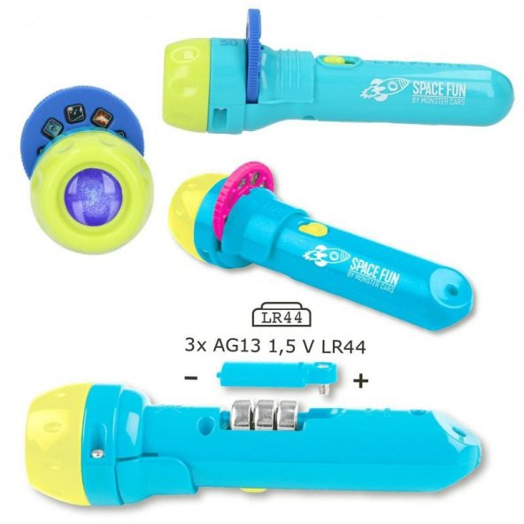 Top Model Monster Car Görsel Efektli Işıklı Uzay Eğlence - Resim 4