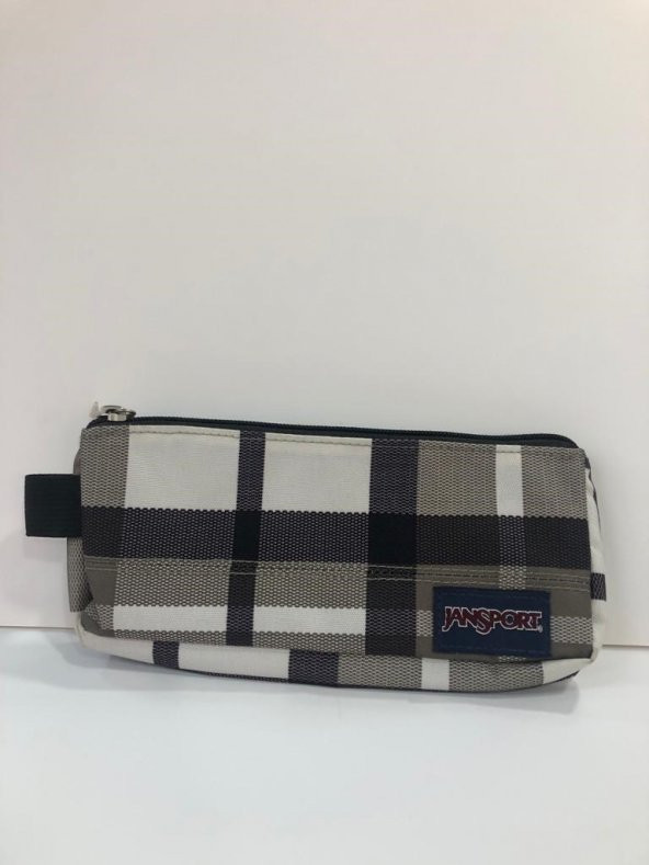 Jansport Jtms9 Basic Pencil Case White New Storm Grey