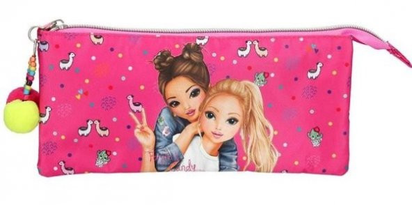 Top Model 3 Bölmeli Alpaka Kalem Kutusu 10355 - Resim 2