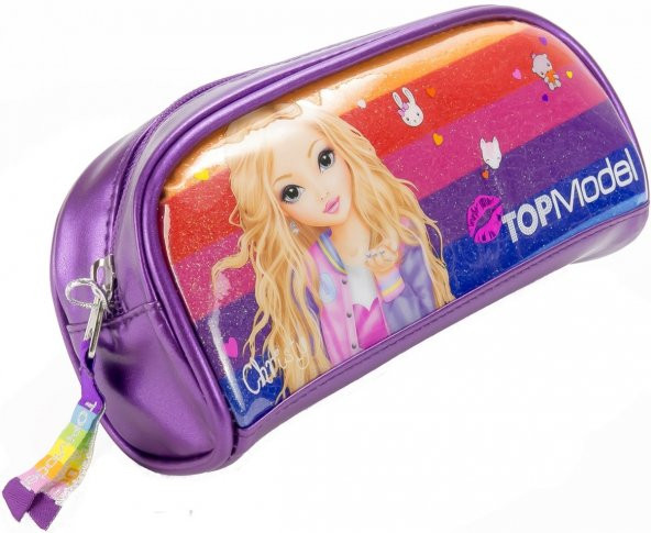 Top Model Pencil Tube Friends Purple Kalem Kutu ürün görseli 1