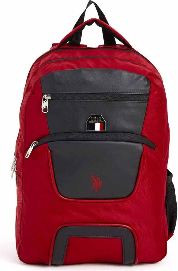 U.S. Polo Assn. Polo Kırmızı-Siyah Okul Çantası PLÇAN22197