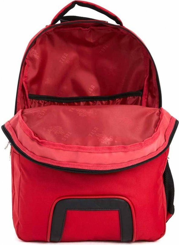 U.S. Polo Assn. Polo Kırmızı-Siyah Okul Çantası PLÇAN22197 - Resim 3