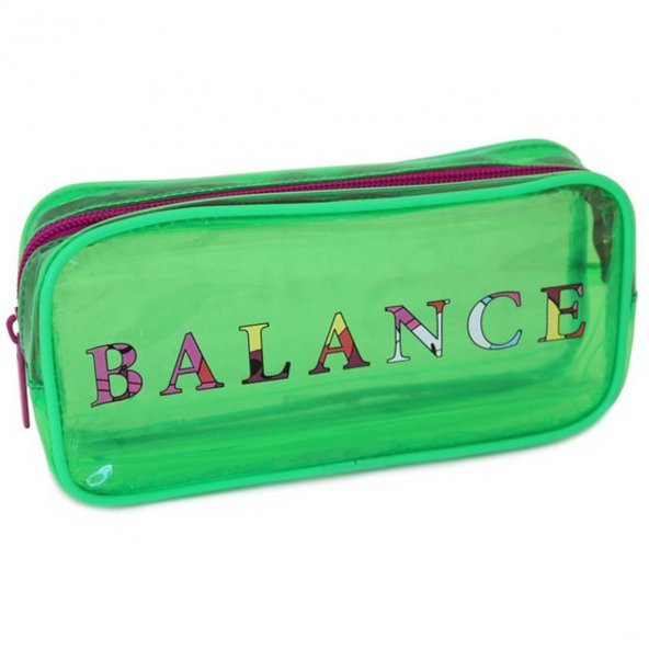 Pape Şeffaf Yeşil Kalem Kutu Balance 17498