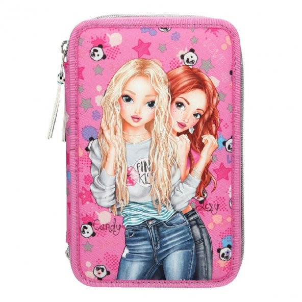 Top Model Panda 3 Fermuarlı Kalem Kutusu 10598 ürün görseli