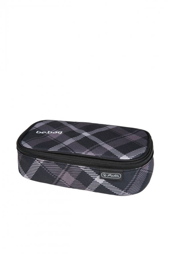 Herlitz Oval Kalem Kutu Black Checked  /