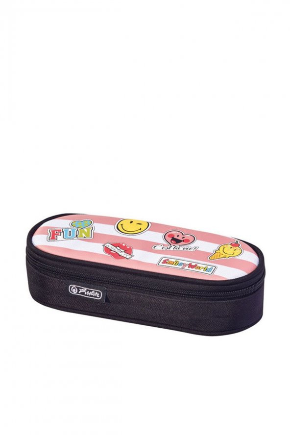 Herlitz Oval Kalem Kutu Smileyworld Girly  / ürün görseli 1