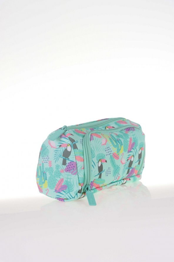 Kaukko Nature Plump Kalem Çantası Parrot (k2340) - Resim 2