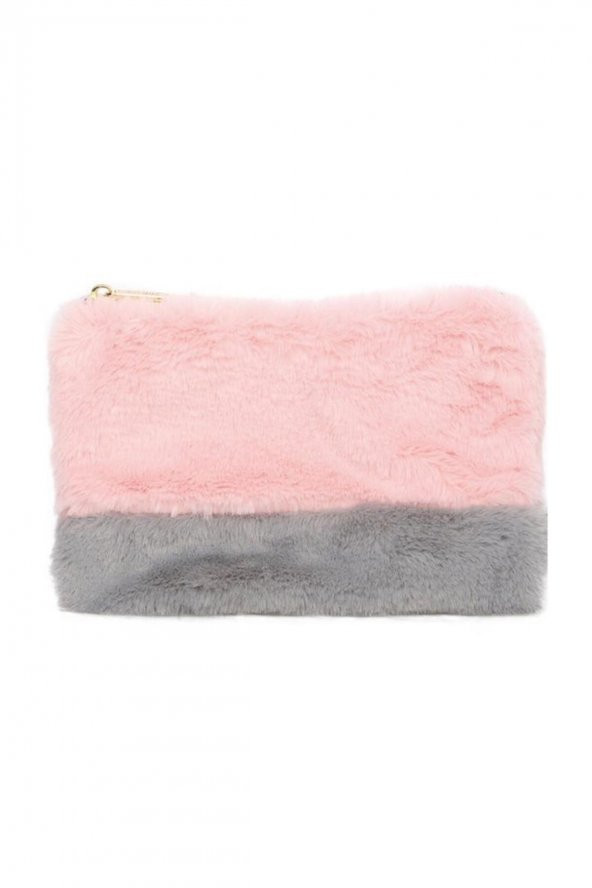 Pyrus Kalemkutu Pembe-Gri Peluş