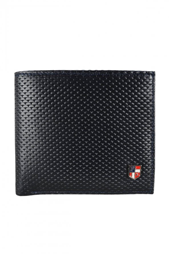US Polo Assn Hakiki Deri Lacivert Erkek Cüzdan PLCZ8408