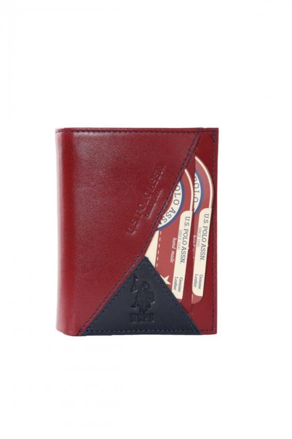 U.S. Polo Assn. Erkek Cüzdan Plcz8424 Bordo