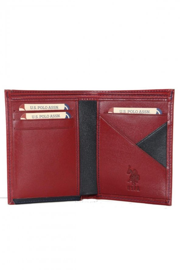 U.S. Polo Assn. Erkek Cüzdan Plcz8424 Bordo - 3
