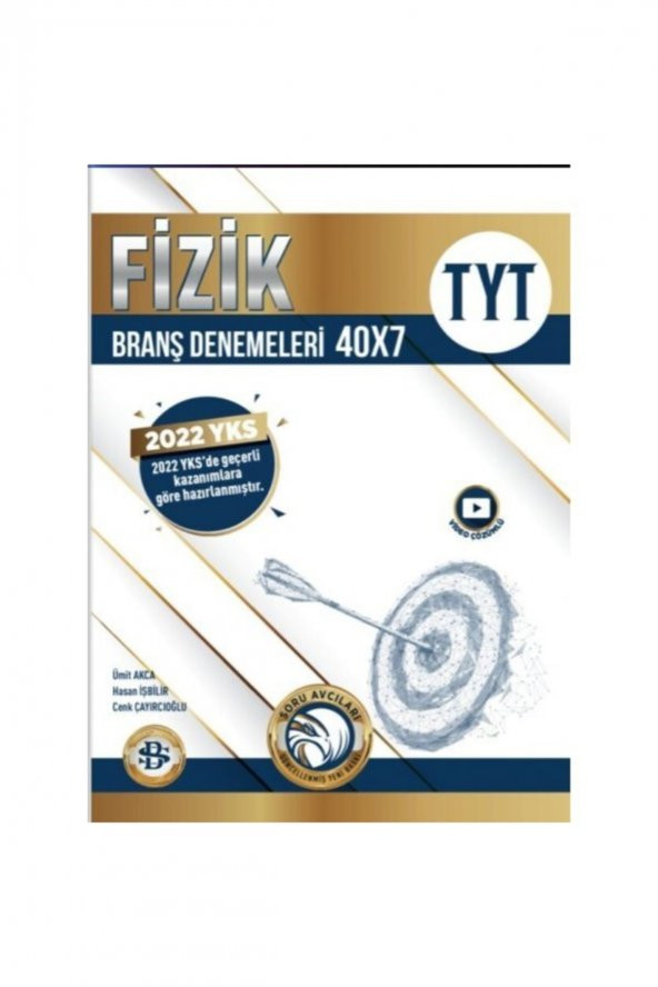 Bilgi Sarmal Yayınları TYT Fizik 40 x 7 Branş Denemeleri