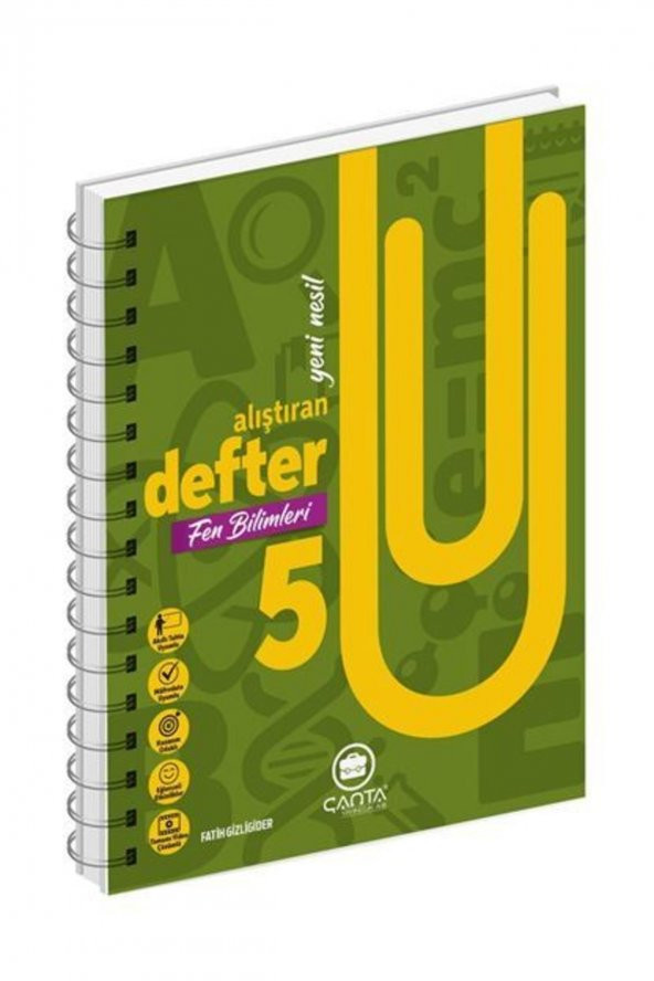 Çanta Yayınları 5 Sınıf Fen Bilimleri Okula Yardımcı Alıştıran Defter Akıllı