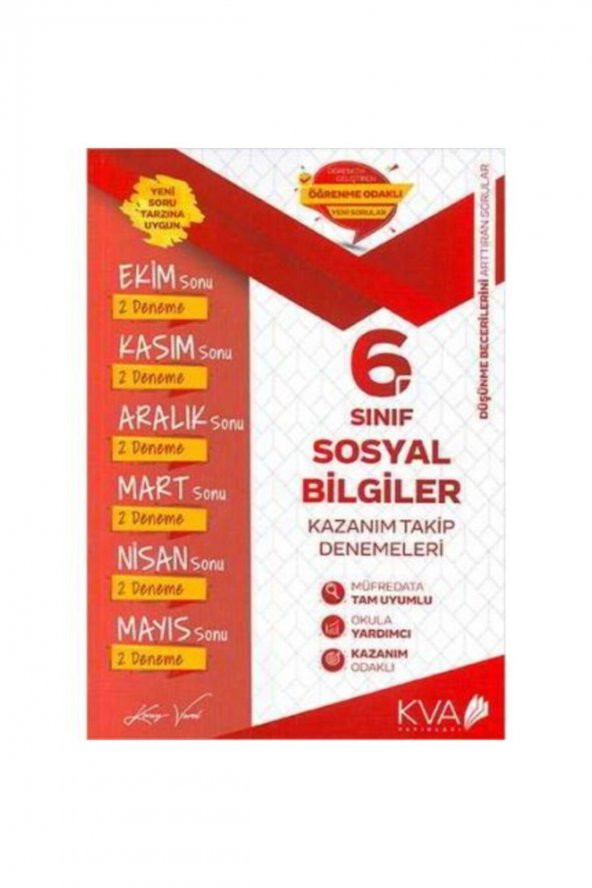 Koray Varol 6. Sınıf Sosyal Bilgiler Kazanım Takip Denemeleri