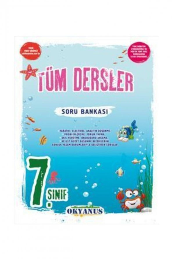 Okyanus Yayınları 7. Sınıf Tüm Dersler Soru Bankası