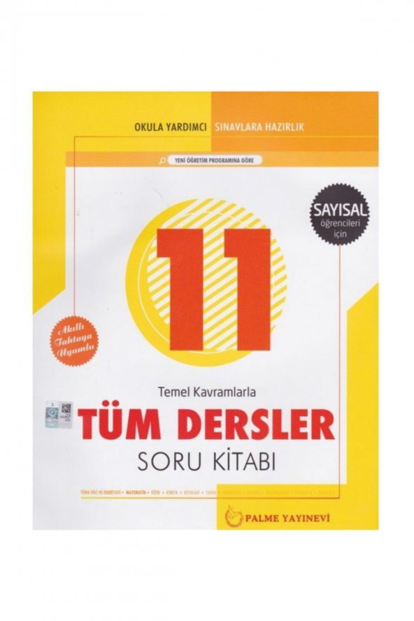Palme Yayıncılık 11.Sınıf Tüm Dersler Soru Kitabı (Sayısal)